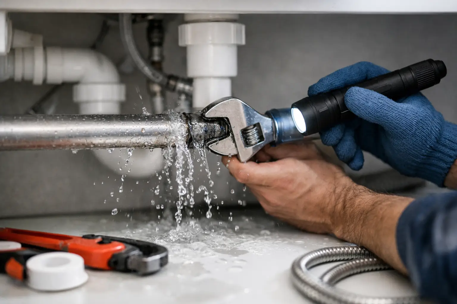 How to Fix Water Pipe Leakage Safely