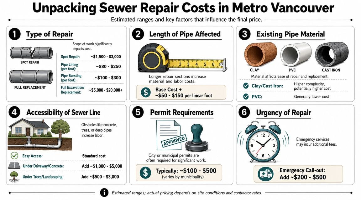 Budgeting for Your Sewer Line Repair in Metro Vancouver