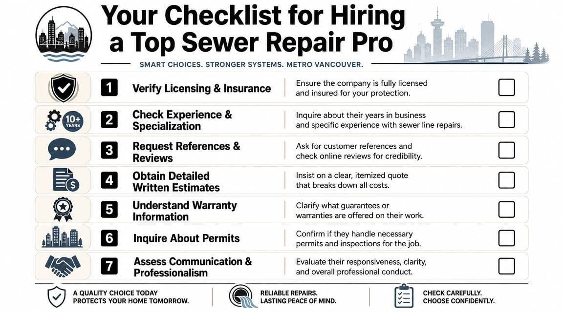 How to Hire a Reputable Sewer Repair Company