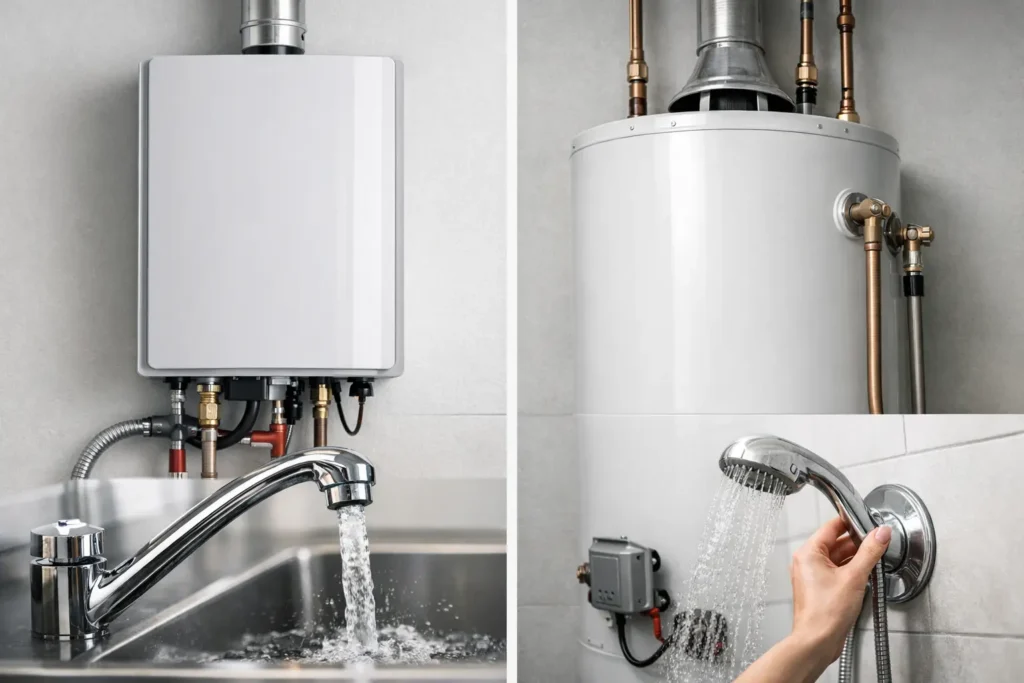 Tankless vs Tank Water Heater: Which Fits?