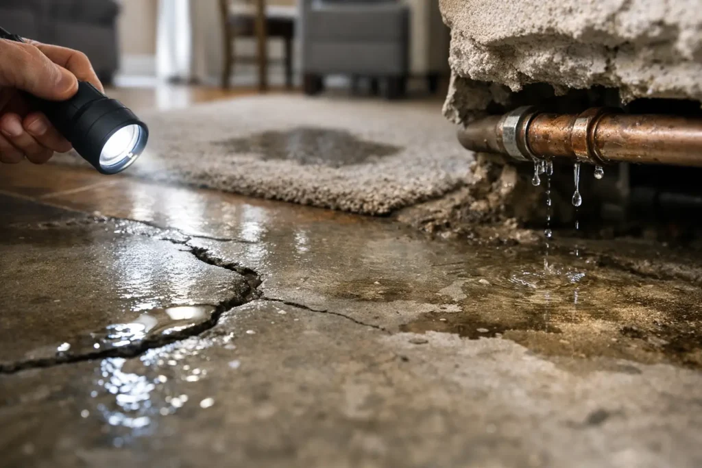 How to Spot Slab Leak Signs Early