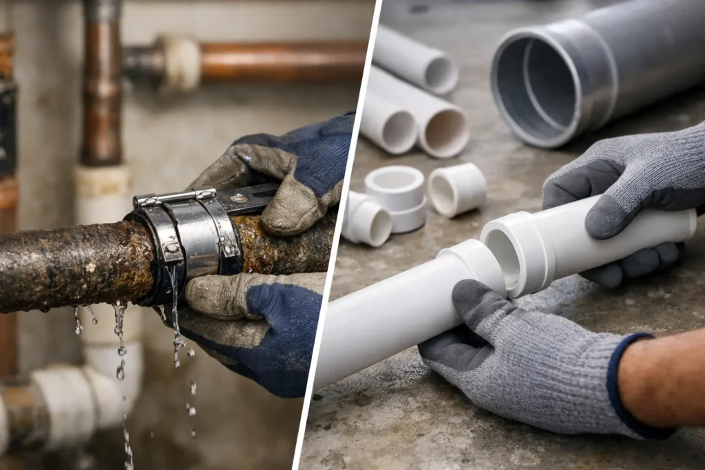 Pipe Repair vs Pipe Replacement: What to Choose