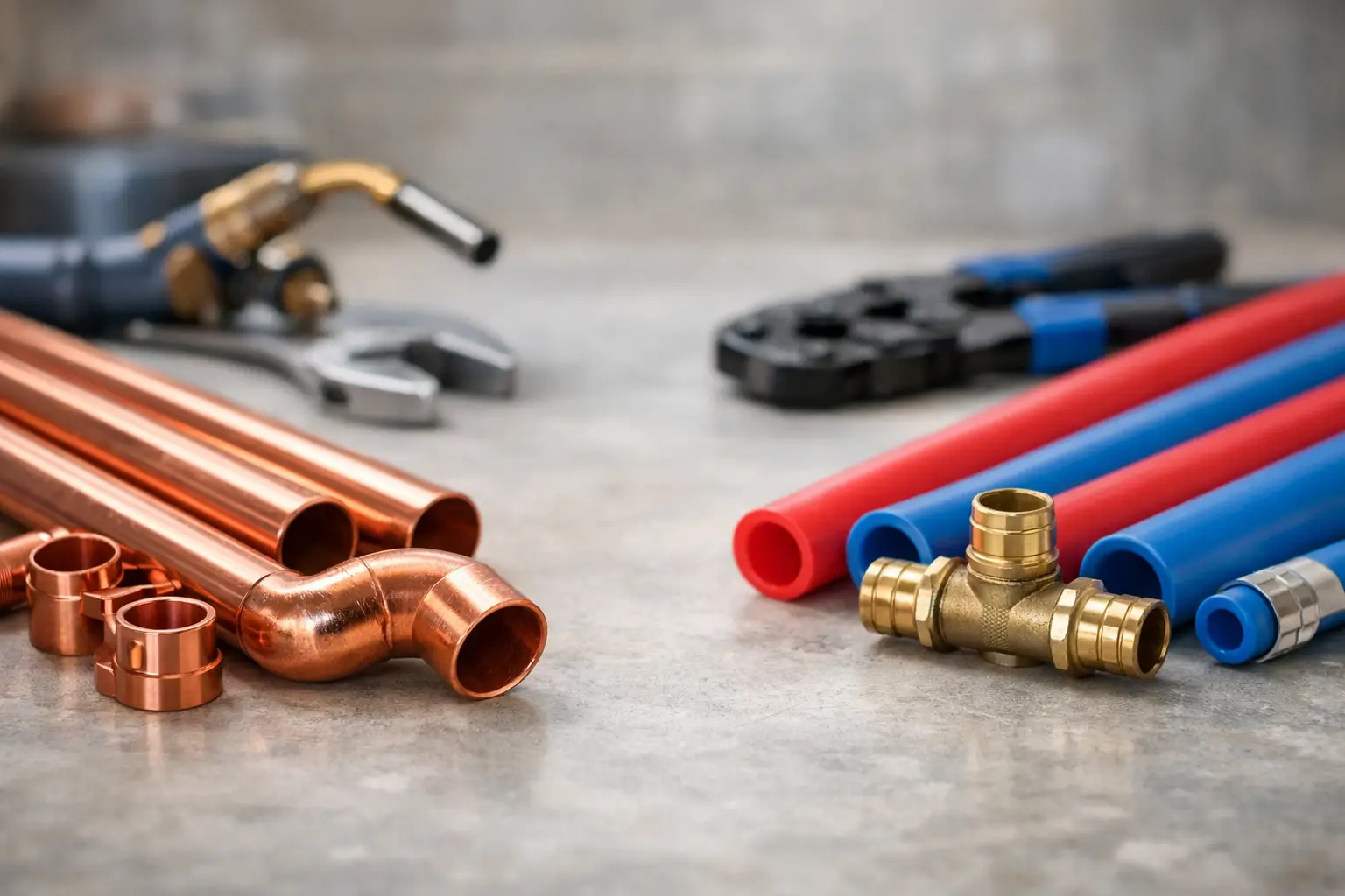 Copper Versus PEX Piping: Which Fits?