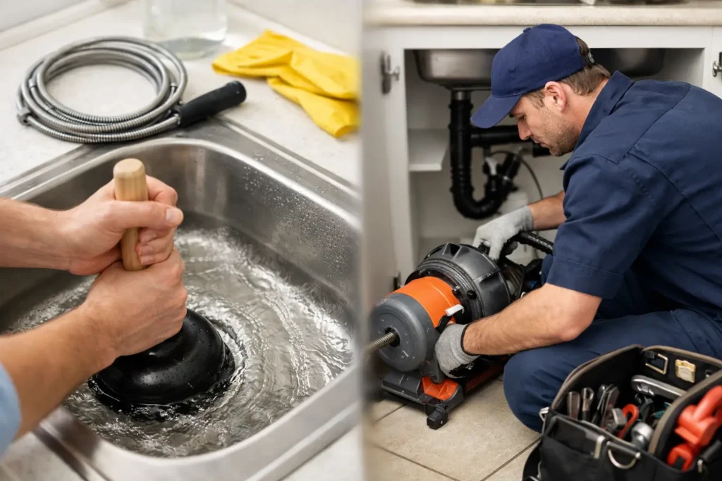 Drain Cleaning: When to DIY and Call a Pro