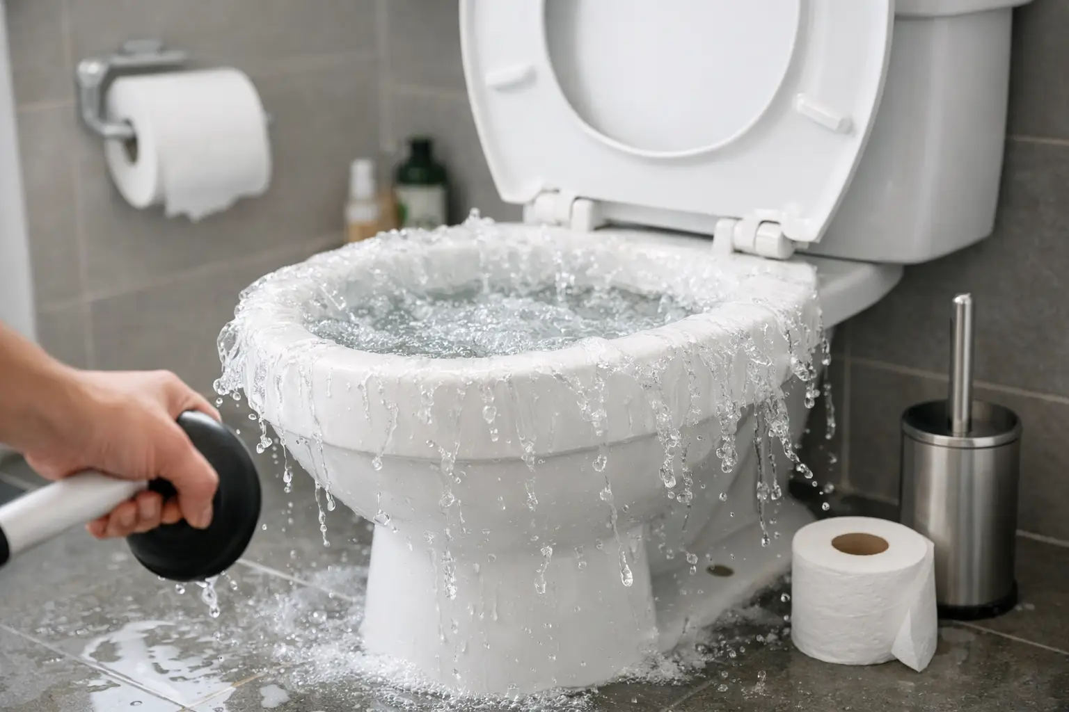 How to Stop an Overflowing Toilet Before It Floods