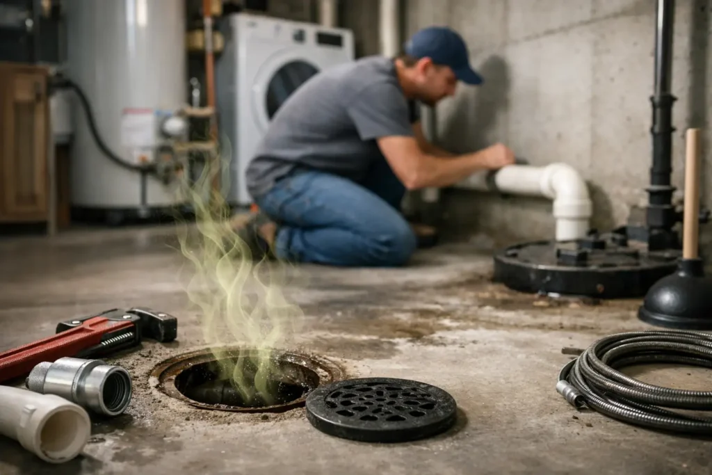 Sewer Smell in Basement Causes and Fixes