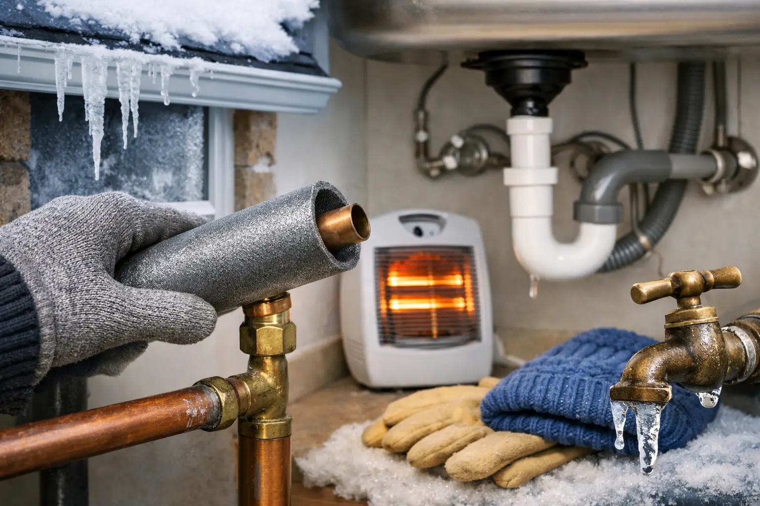 10 Best Ways to Prevent Frozen Pipes at Home