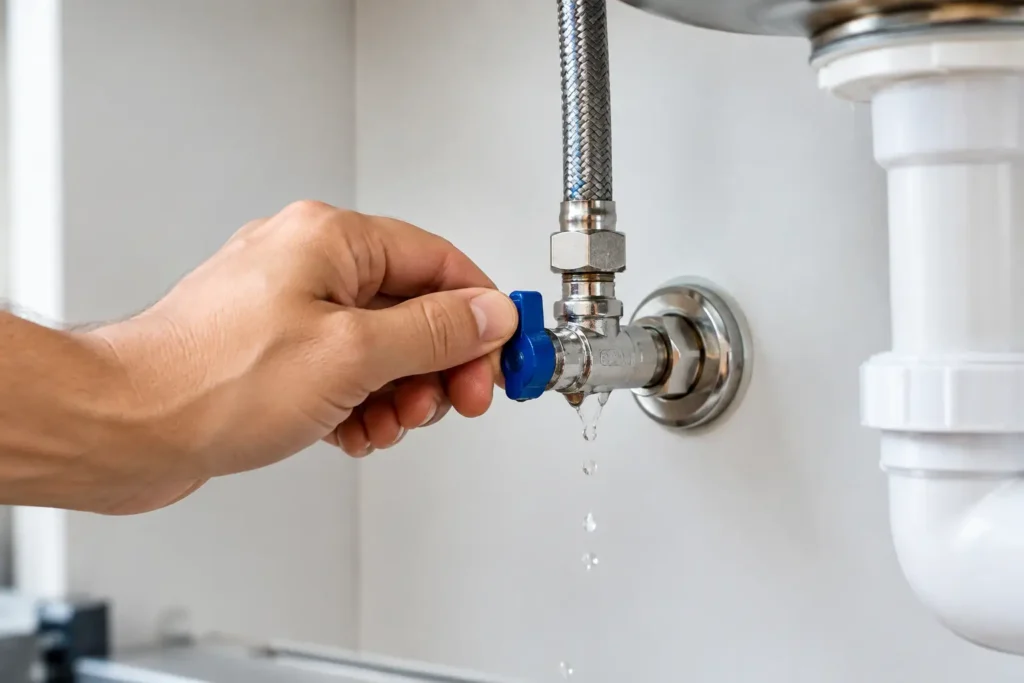 How to Shut Off Water Fast When a Leak Starts